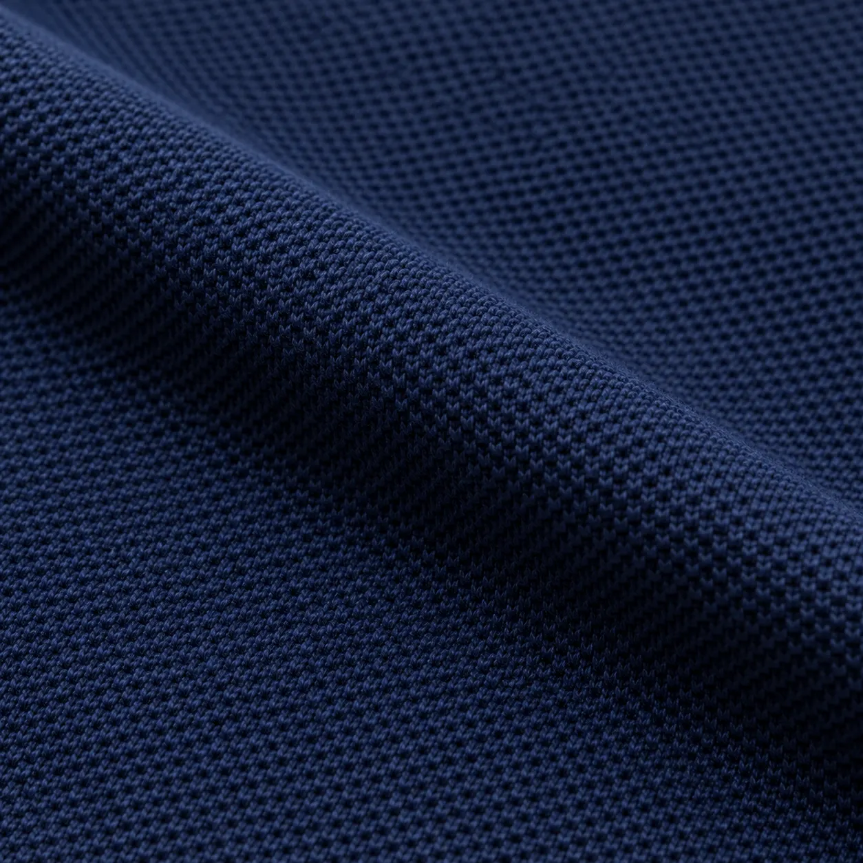 Textura de piqué azul marino